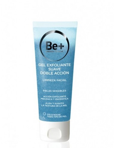 BE+ GEL EXFOLIANTE SUAVE DOBLE ACCIÓN 75ML