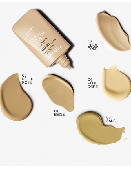 SENSILIS PURE AGE PERFECTION [FLUID] MAQUILLAJE ANTIMPERFECCIONES 04 PECHE DORÉ