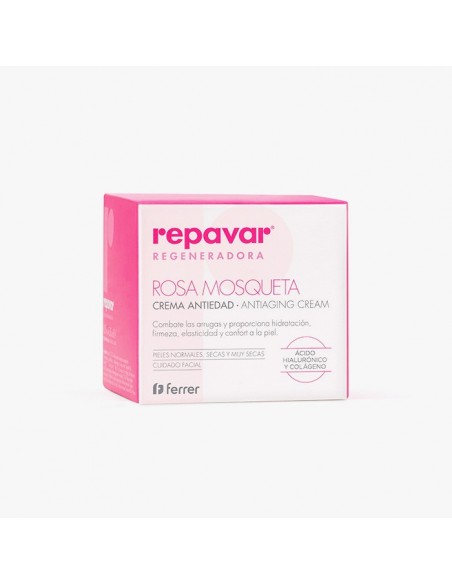 REPAVAR CREMA FACIAL CON ROSA MOSQUETA 50ML